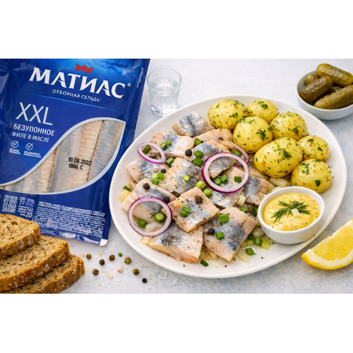 Original Herring Fillet Matias, 500g