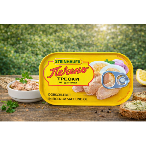 Cod Liver in Own Juice and Oil – Groceries