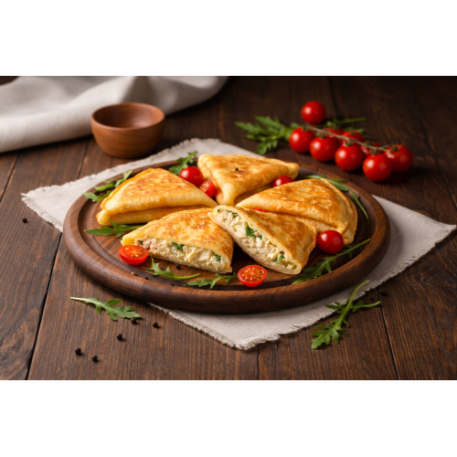 Benderiki with chicken and cheese– Crepes