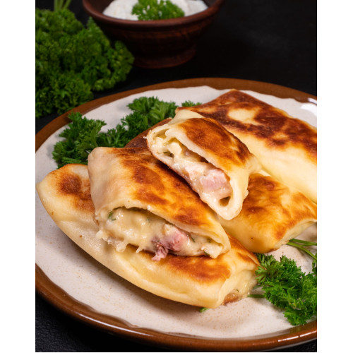 Ham and Mozzarella cheese crepes – Crepes
