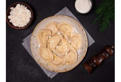 Potato and cheese pierogy (varenyky)